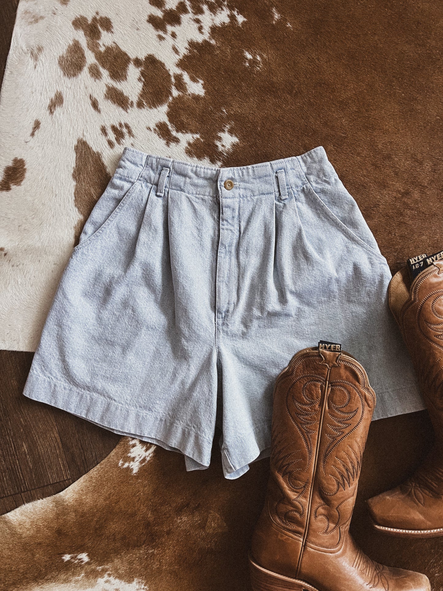 Flowy Denim Shorts