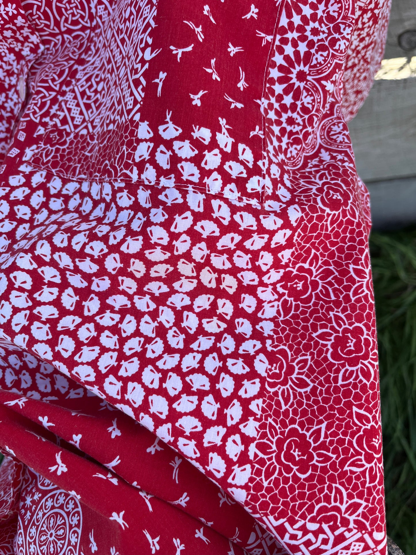 Patchwork Button Up