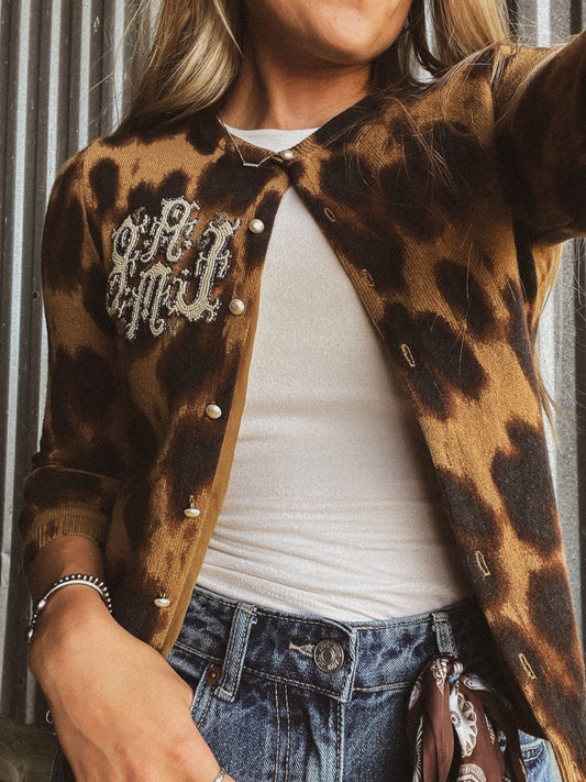 Cashmere Cheetah Sweater