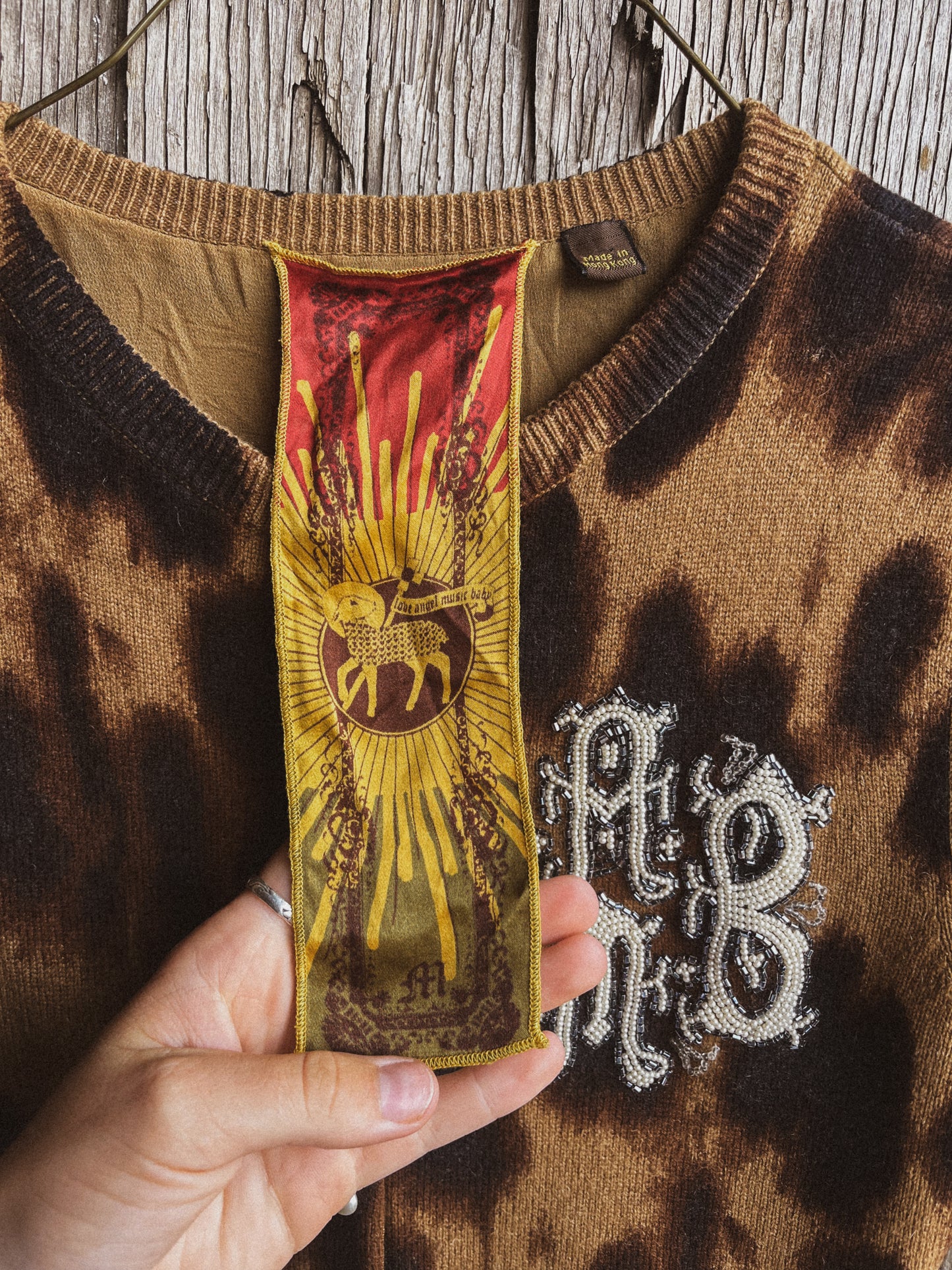 Cashmere Cheetah Sweater