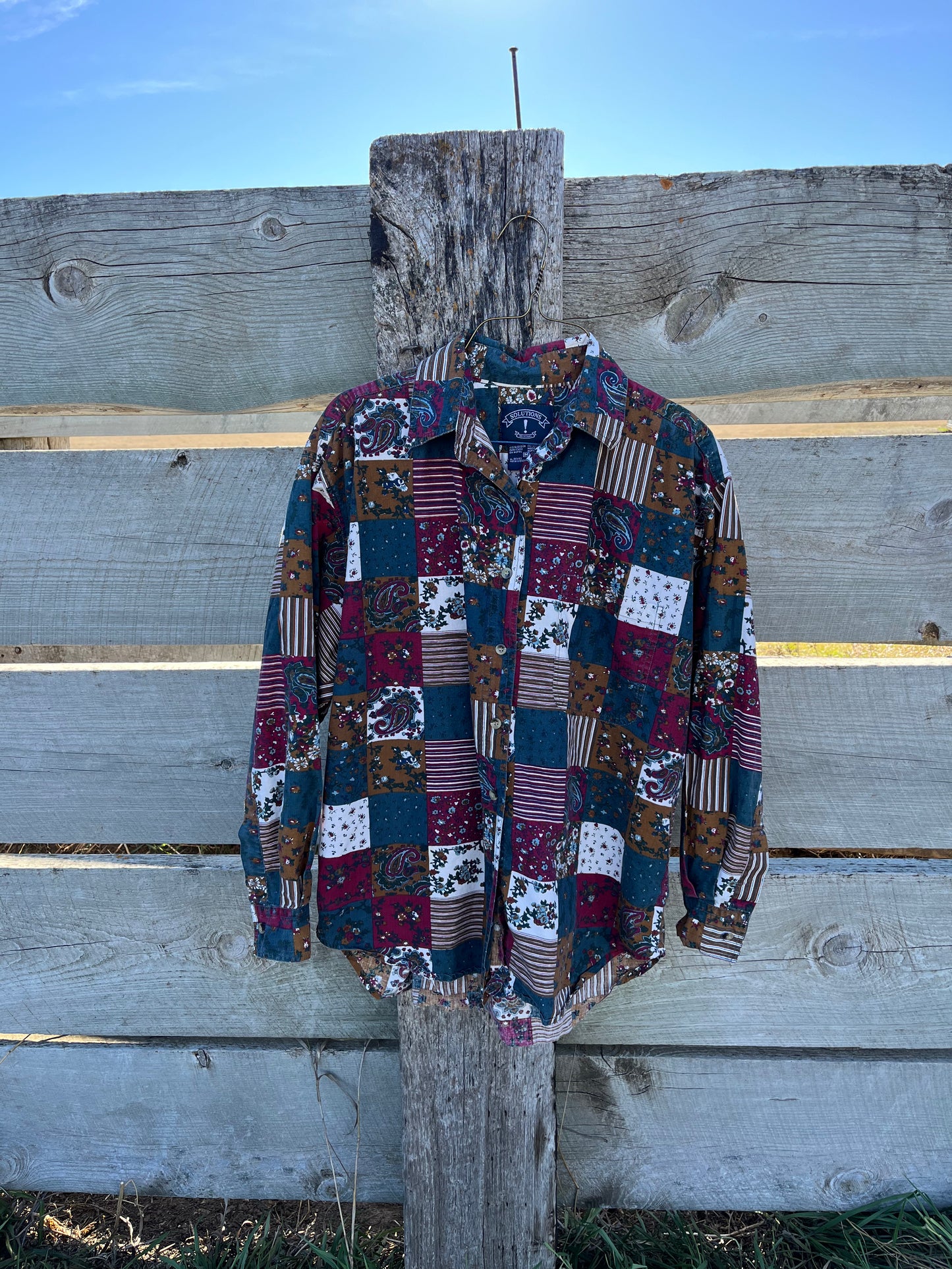 Patchwork Button Up