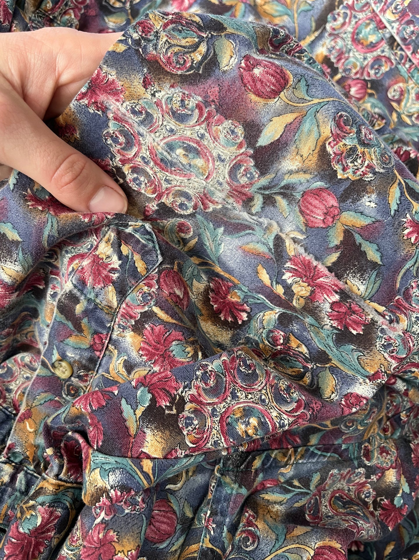 Floral Button Up
