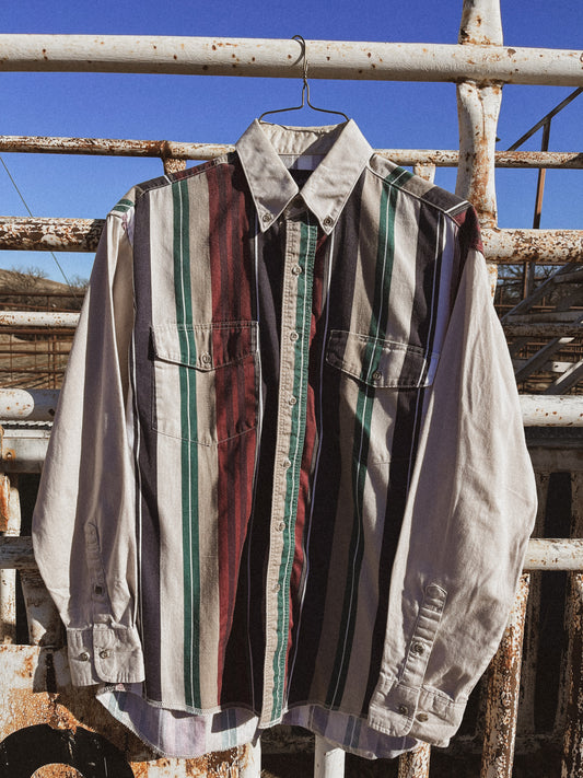 Wrangler Striped Button Up
