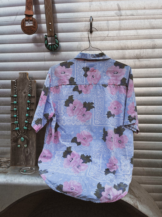 Floral Button Up