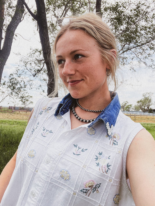 Embroidered Tank