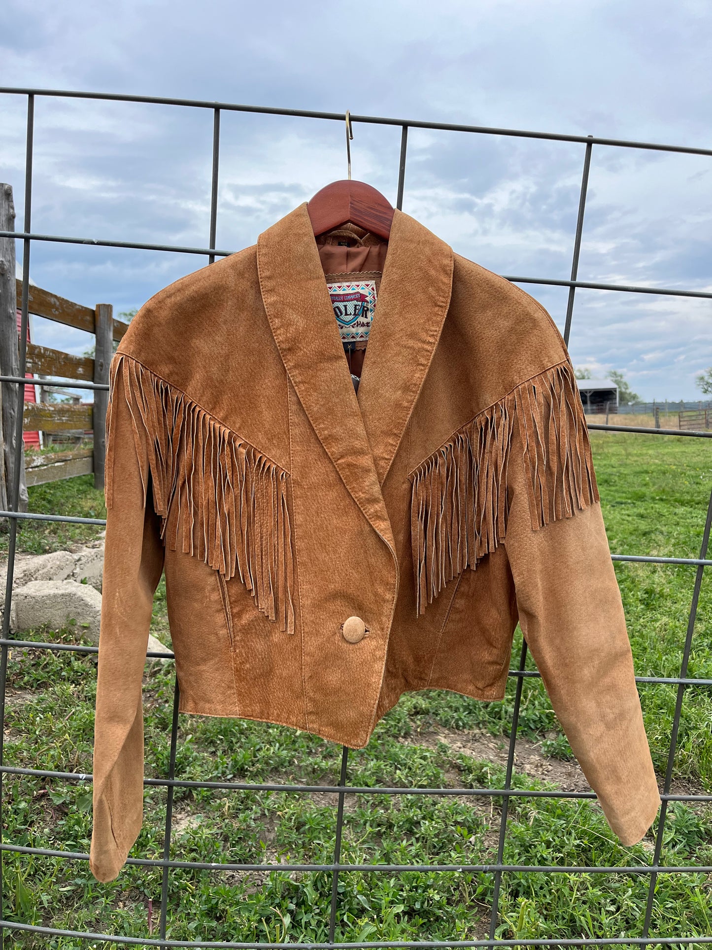 Fringed Leather Jacket
