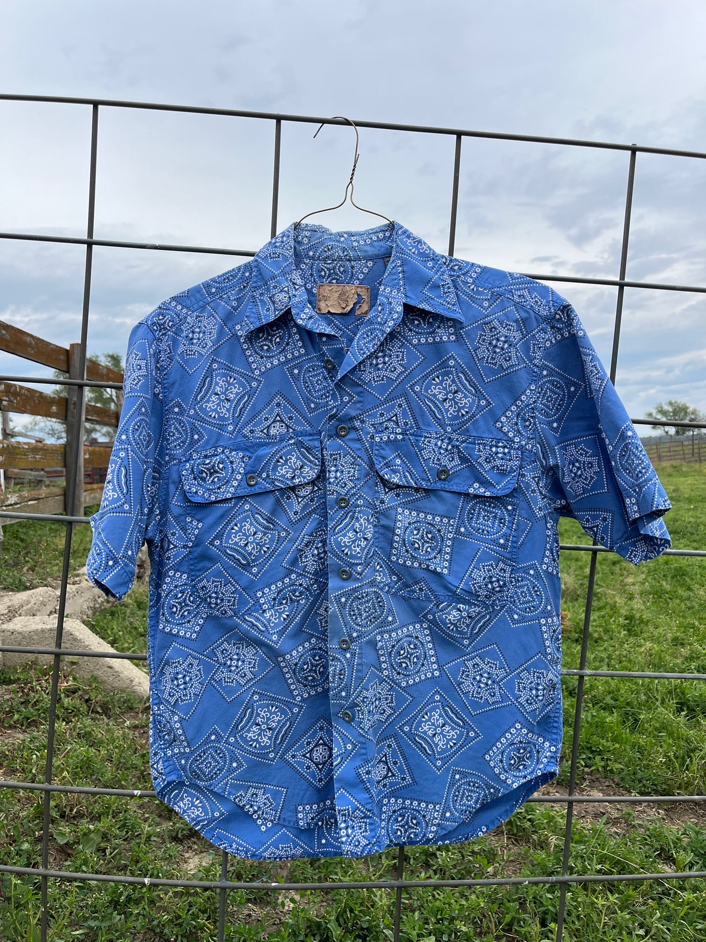 Bandana Button Up