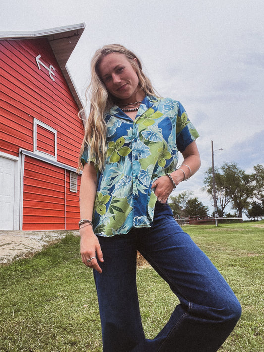 Hawaiian Button Up