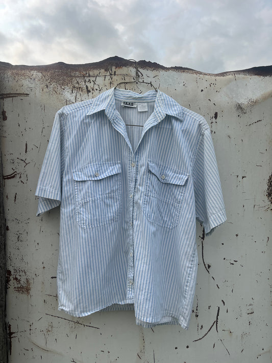 Baby Blue Button Up