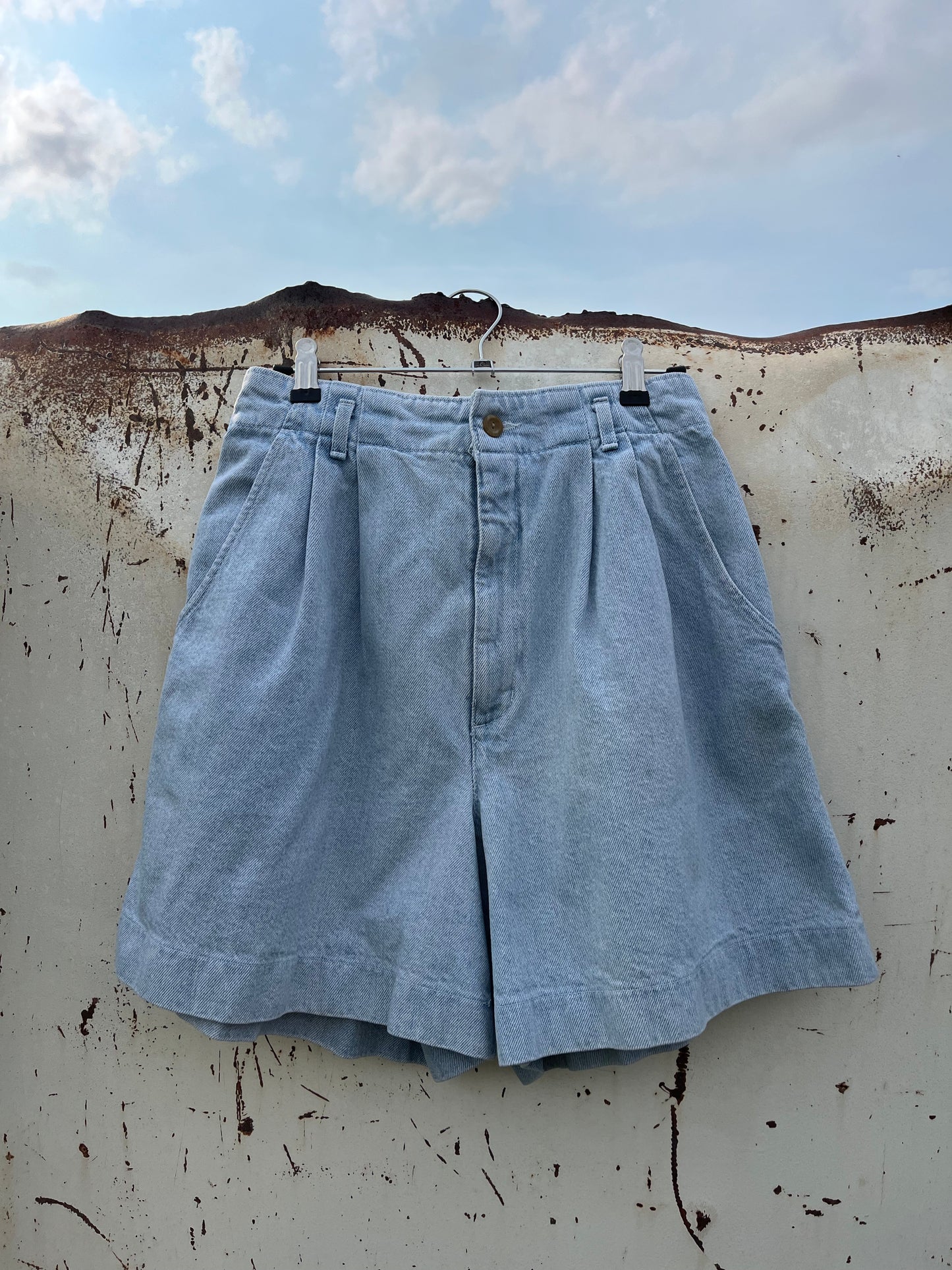 Flowy Denim Shorts