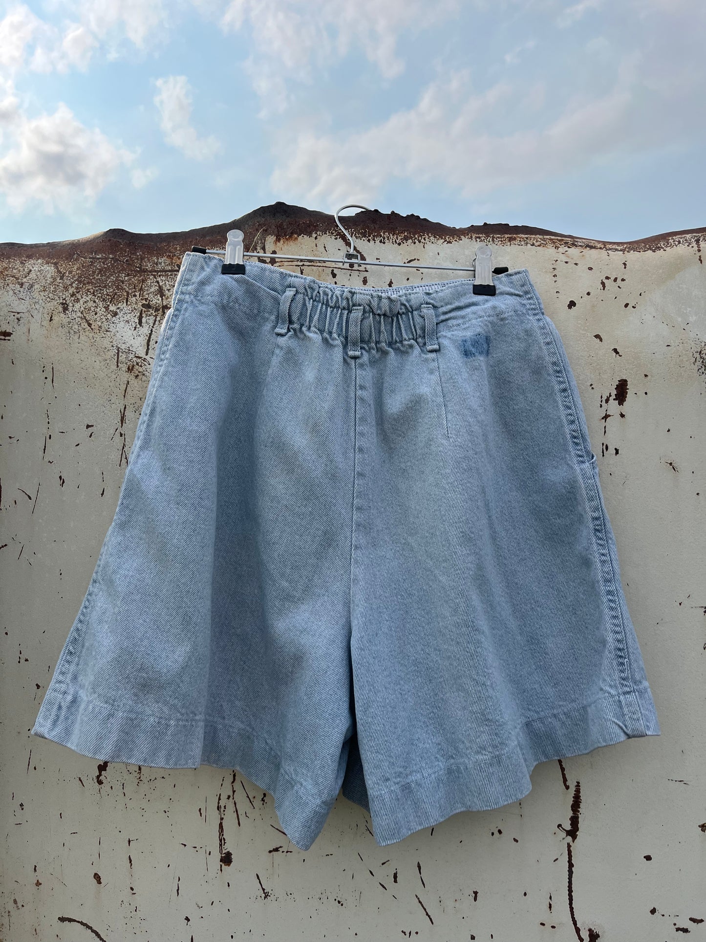 Flowy Denim Shorts