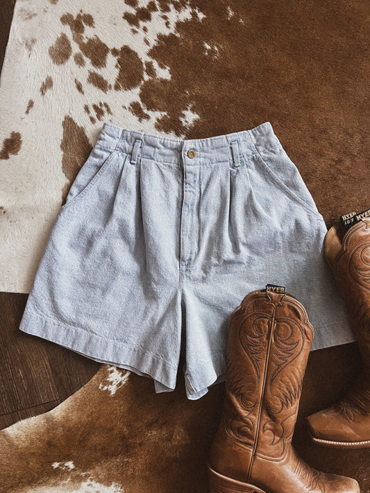 Flowy Denim Shorts