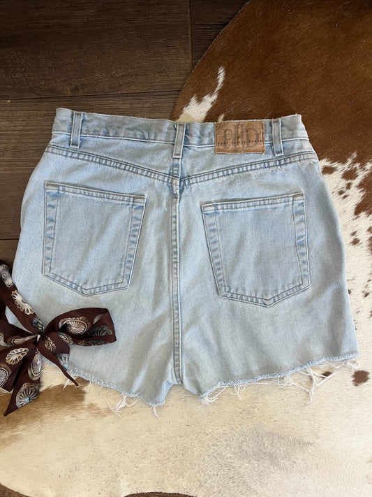 Raw Hem Shorts