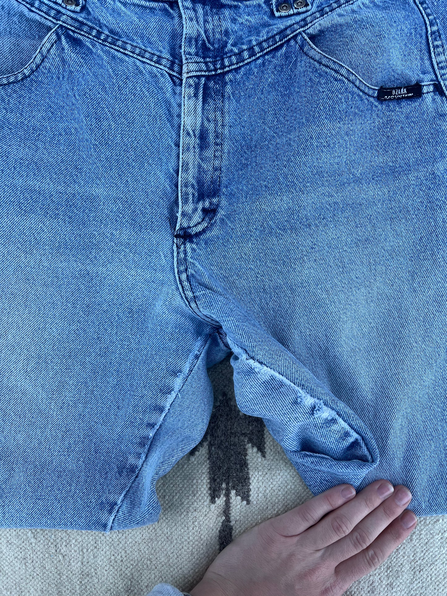 Raw Hem Ozark Jeans 27x29