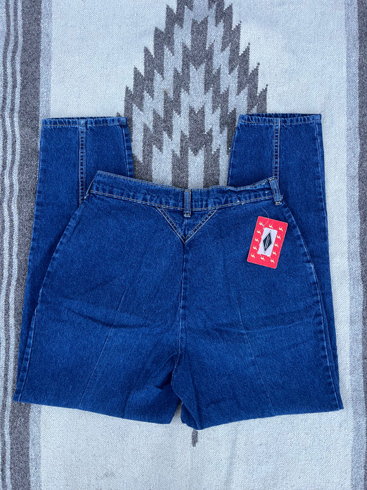 Pleated Bareback Jeans 30x28