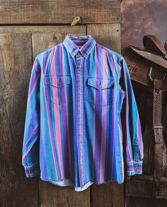 Kids Retro Wrangler Button Up