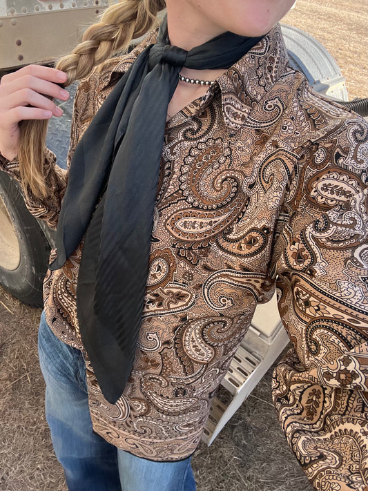 Paisley Print Blouse