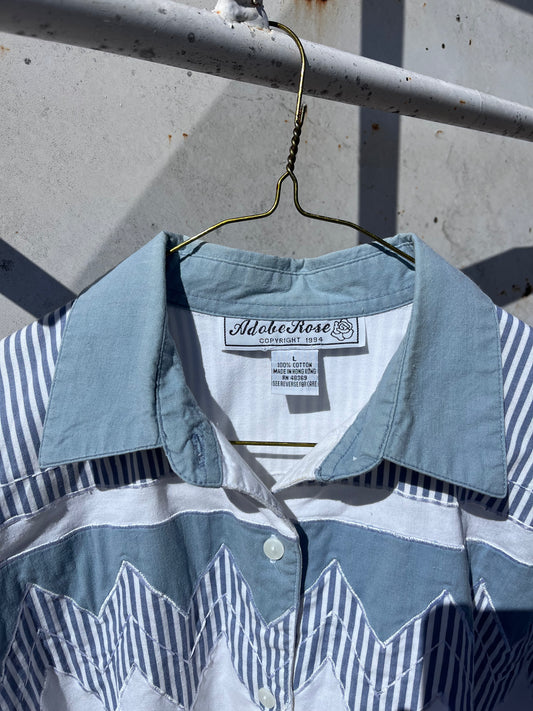 Chevron Button Up