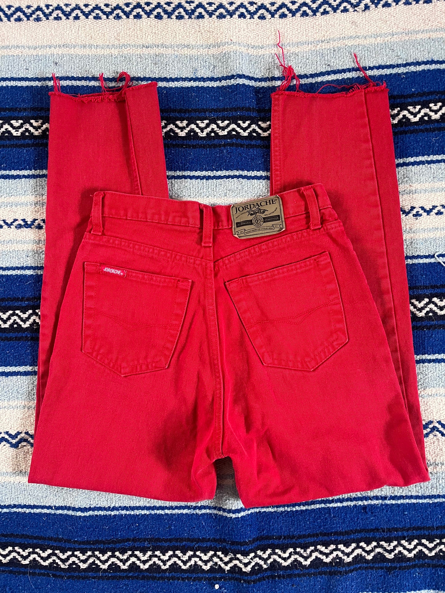Red Jordache Crop 28x28