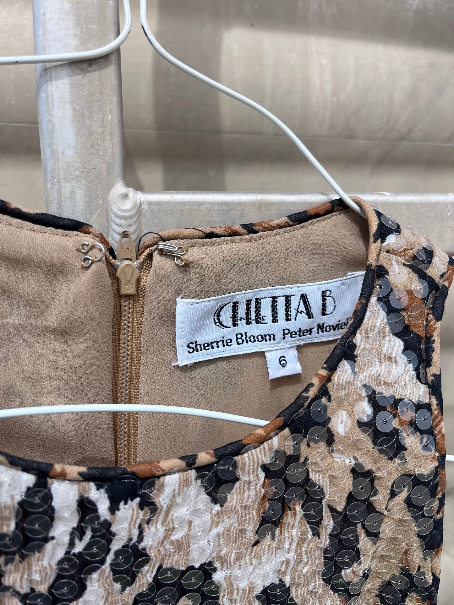 Sequin Cheetah Tank