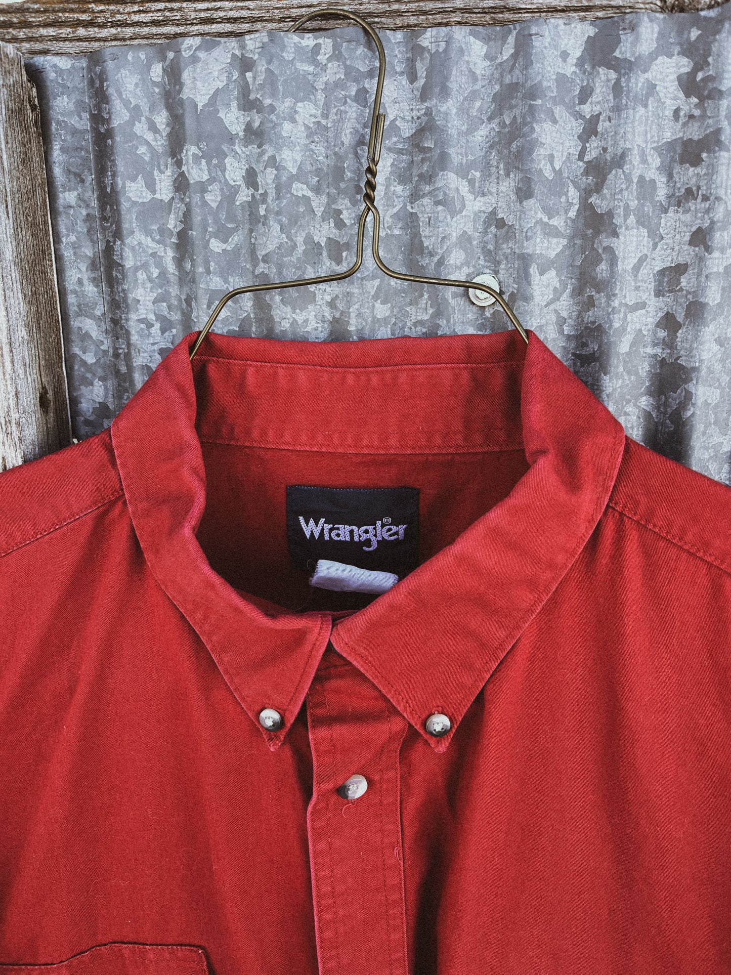 RED Wrangler Button Up