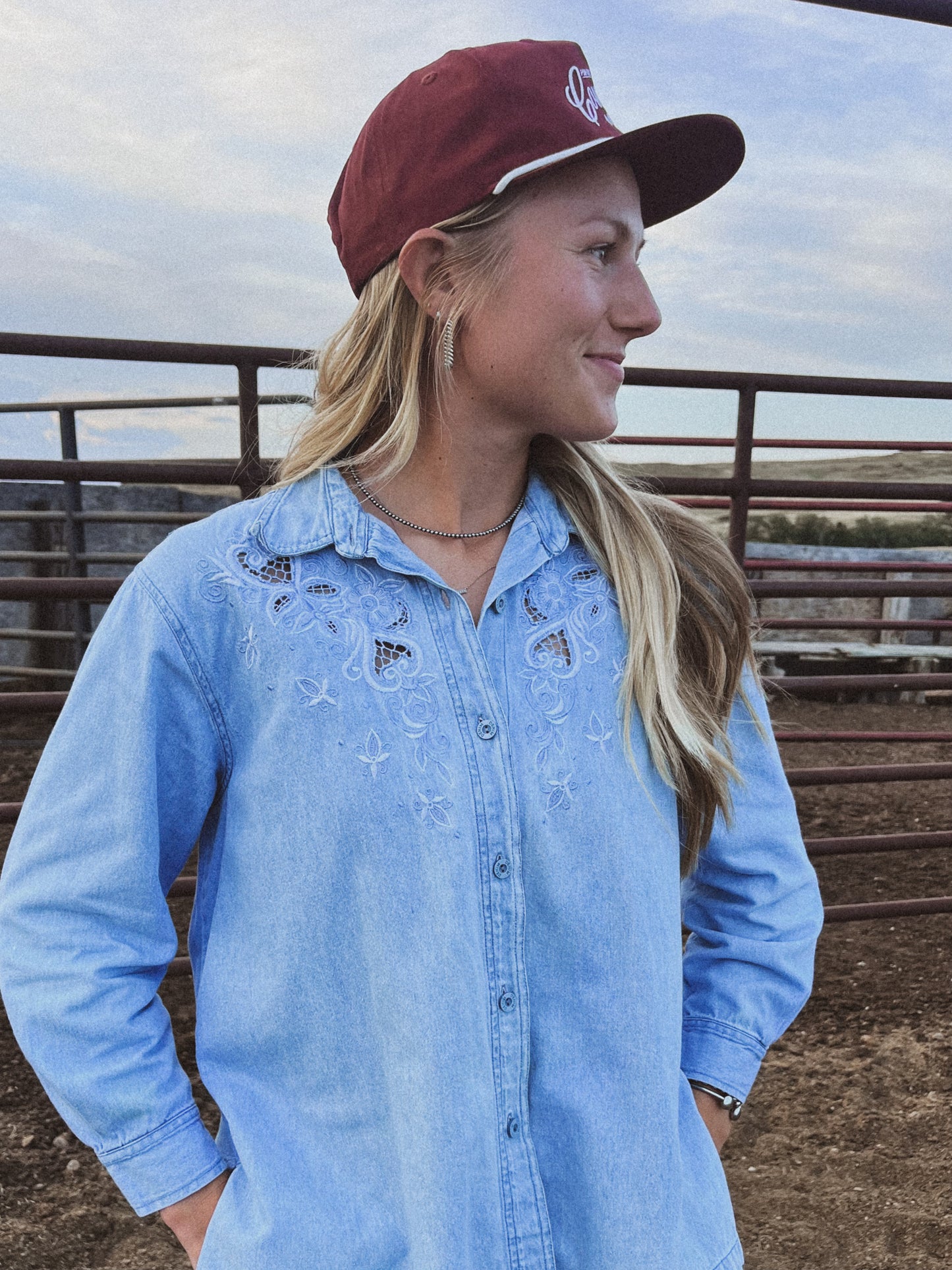 The Josie Denim Button Up