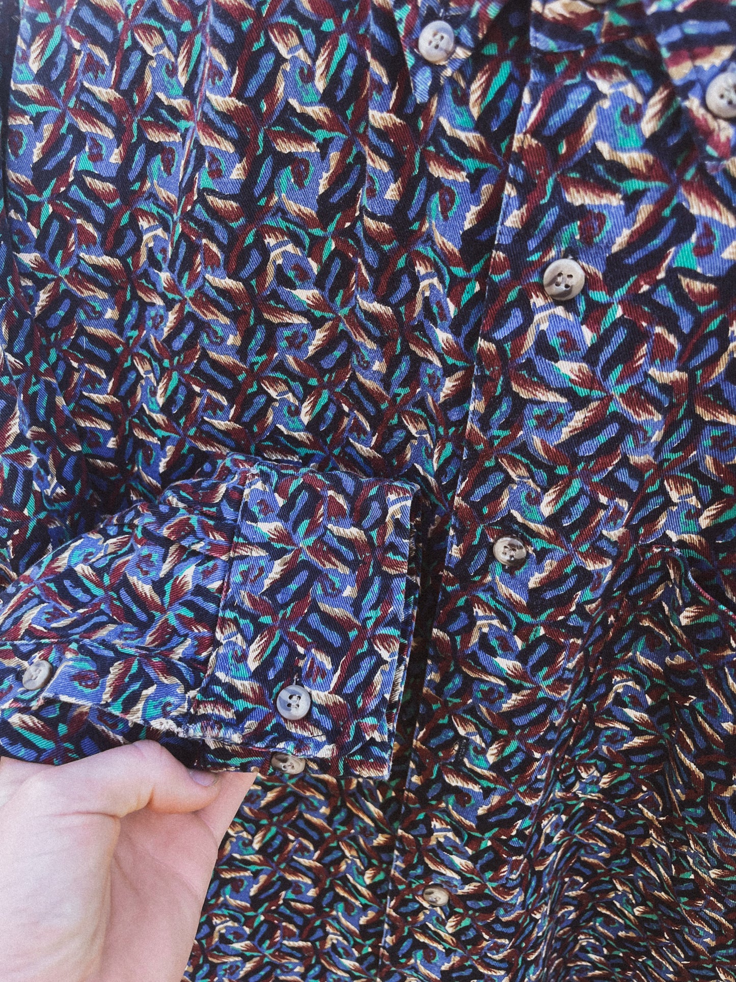 Patterned Button Up