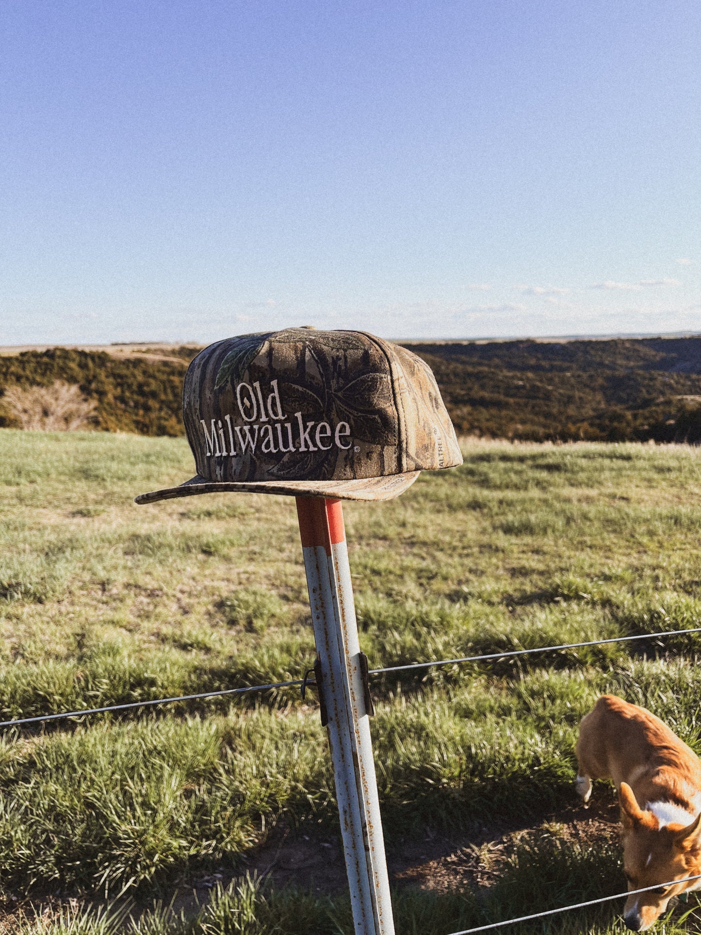 Camo Old Milwaukee Cap