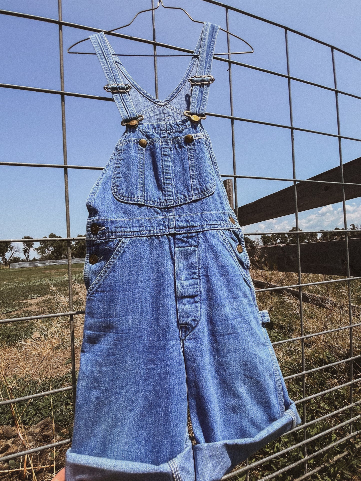 Lee Cropped Overalls