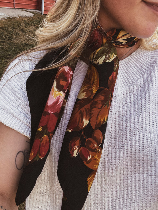 Floral Neck Scarf