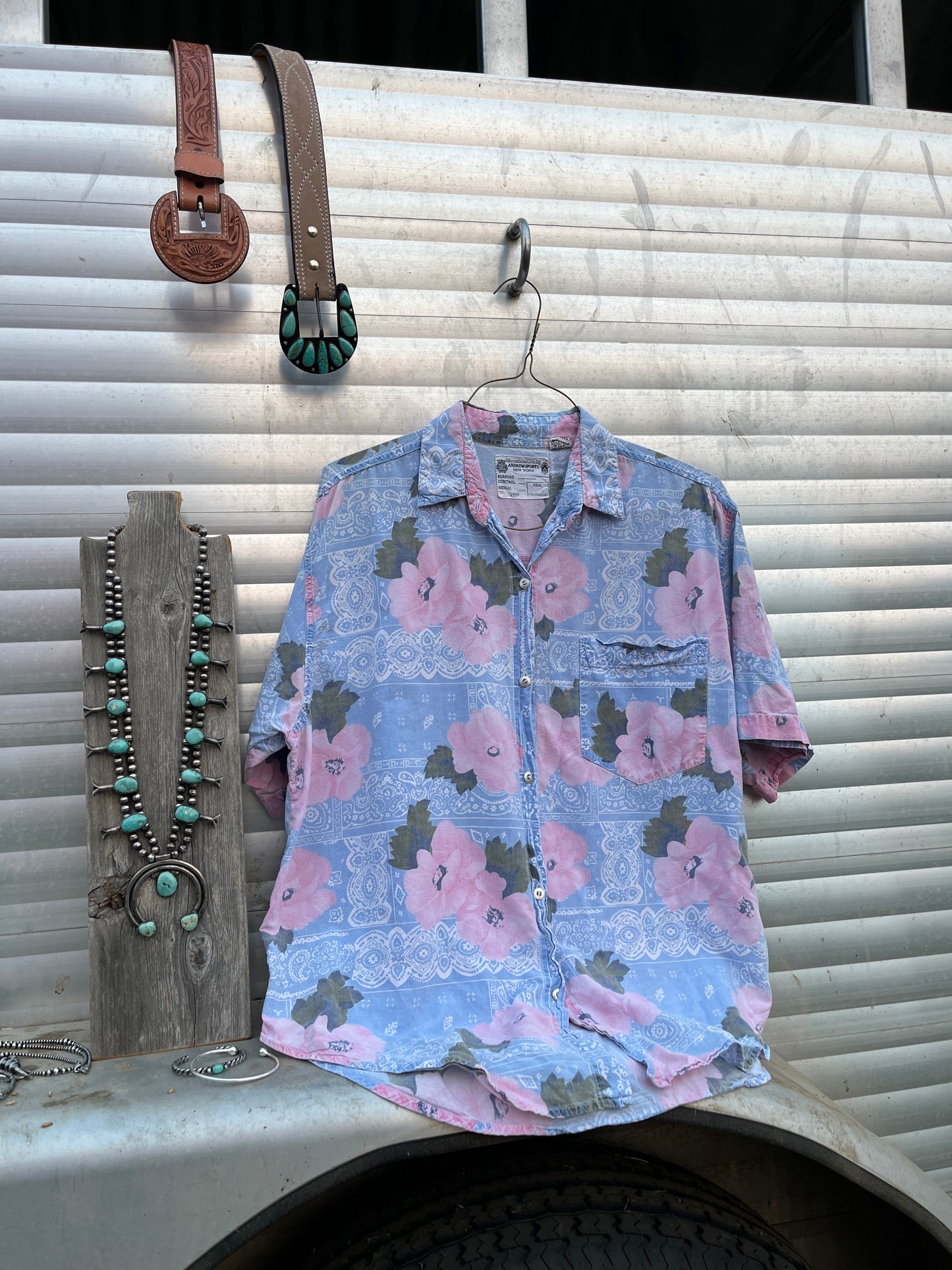 Floral Button Up