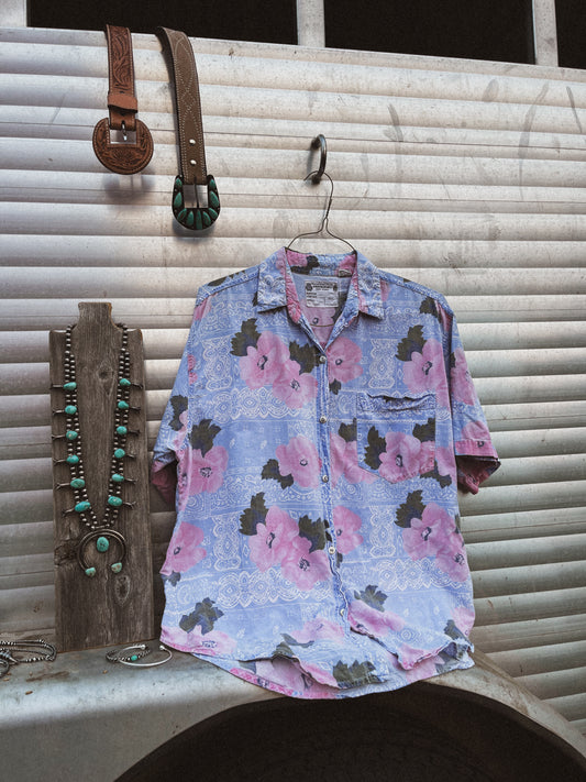 Floral Button Up