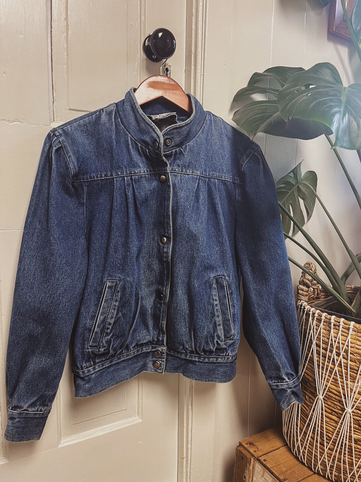 Puffed Denim Jacket