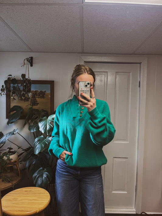 Teal Sweater