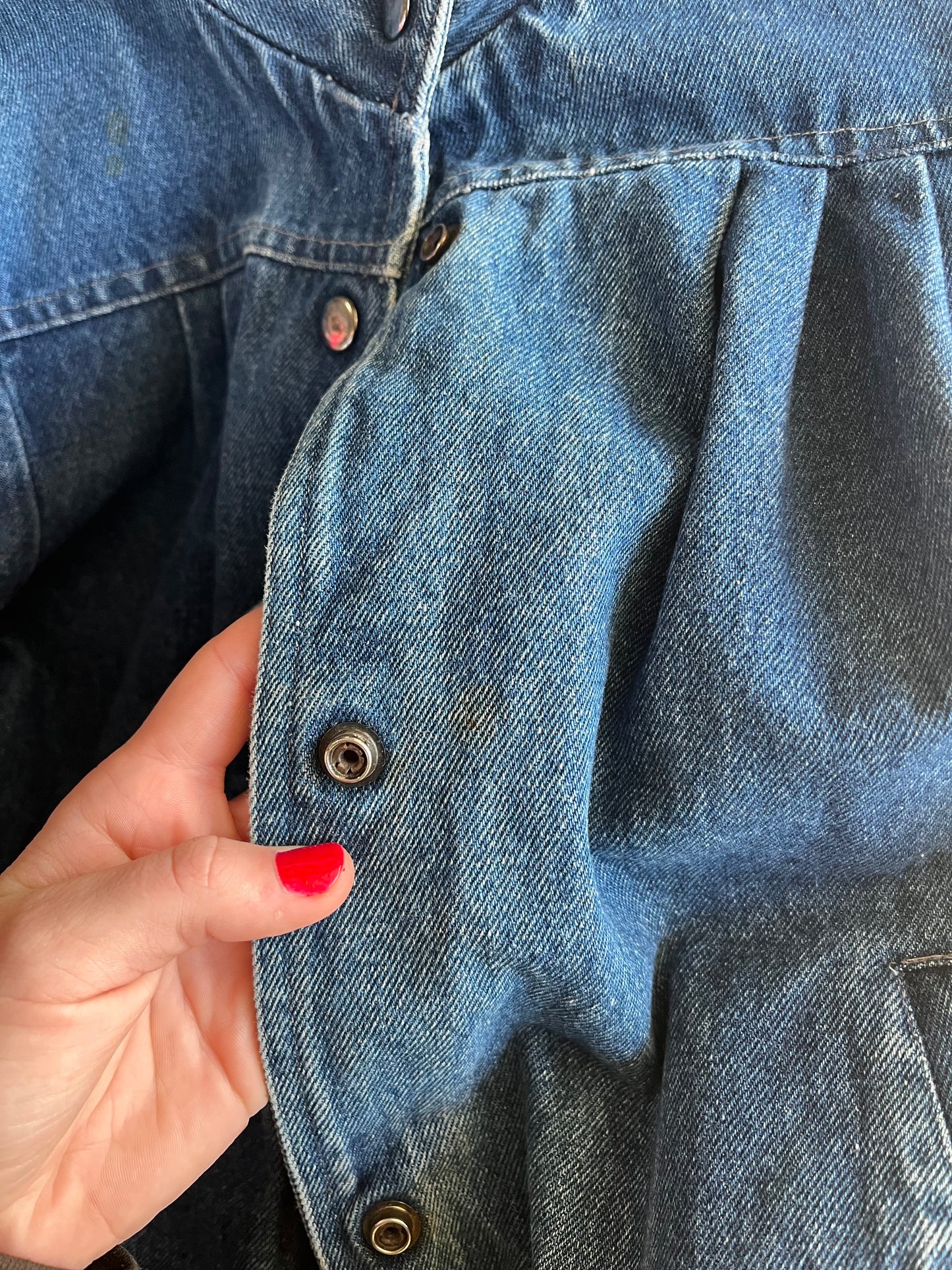 Puffed Denim Jacket