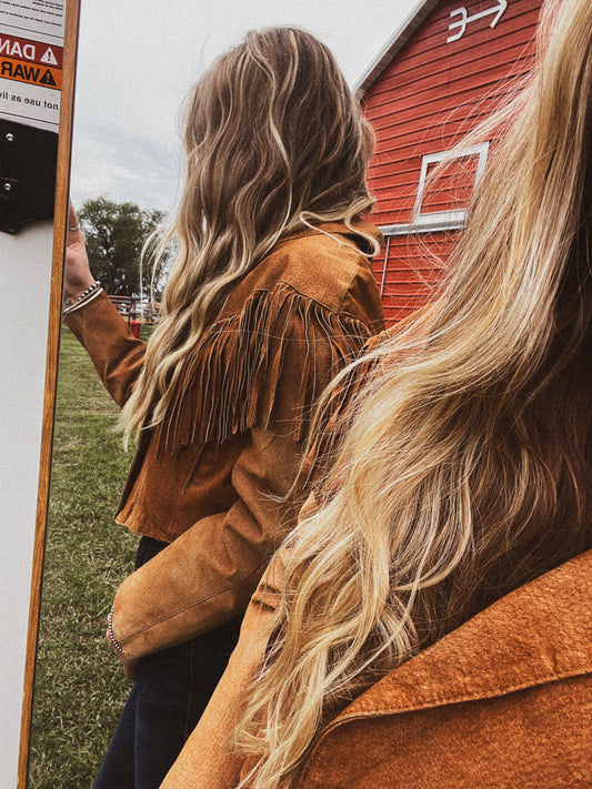 Fringed Leather Jacket